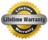 Lifetime limited warranty badge